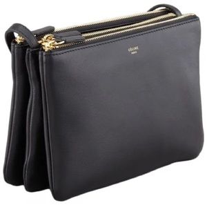 CELINE Trio leather crossbody bag